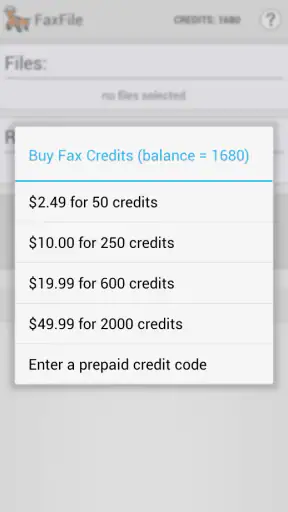 FaxFile - Send Fax from phone
