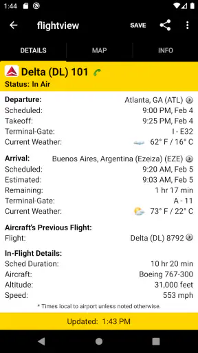 FlightView: Flight Tracker