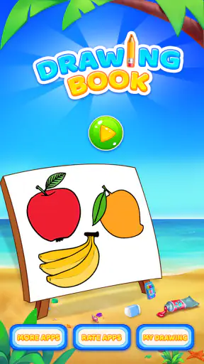 Fruits Coloring Book & Drawing