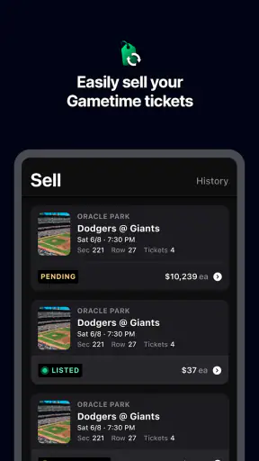 Gametime - Last Minute Tickets