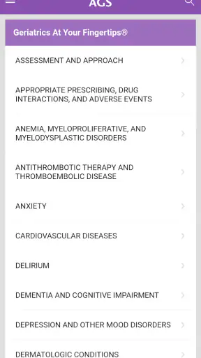 Geriatrics At Your Fingertips