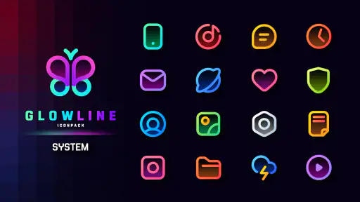 GlowLine Icon Pack