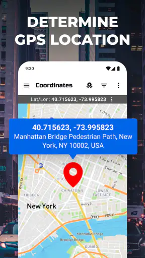 GPS Coordinates Locator Map