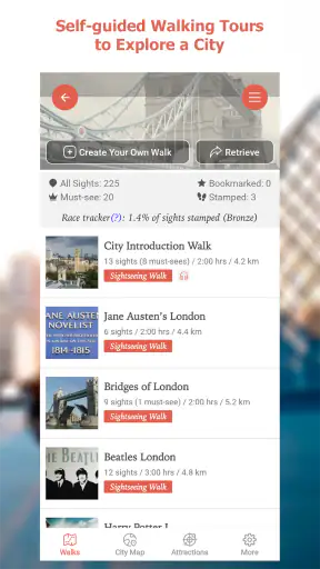 GPSmyCity: Walks in 1K+ Cities
