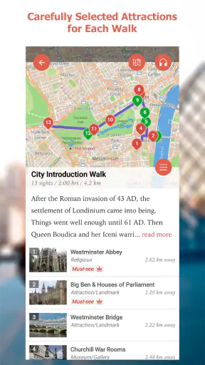 GPSmyCity: Walks in 1K+ Cities