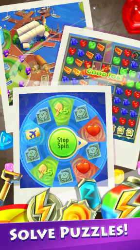 Gummy Drop! Match 3 & Travel