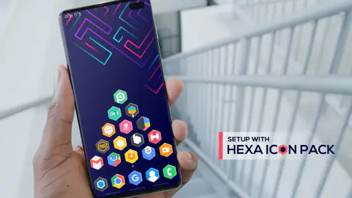 Hexa Icon Pack : Hexagonal