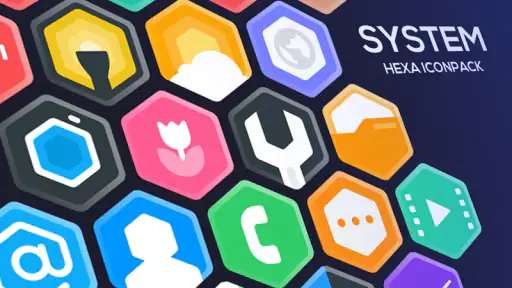 Hexa Icon Pack : Hexagonal