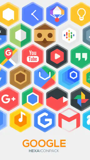 Hexa Icon Pack : Hexagonal