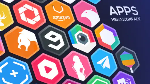 Hexa Icon Pack : Hexagonal