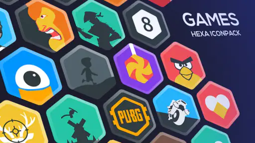 Hexa Icon Pack : Hexagonal