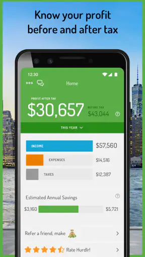 Hurdlr: Mileage, Expense & Tax