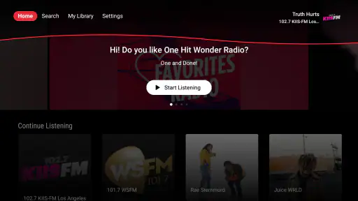 iHeartRadio for Google TV