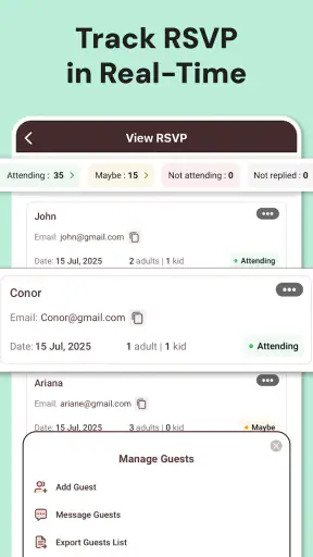 Invitation Maker & RSVP Cards