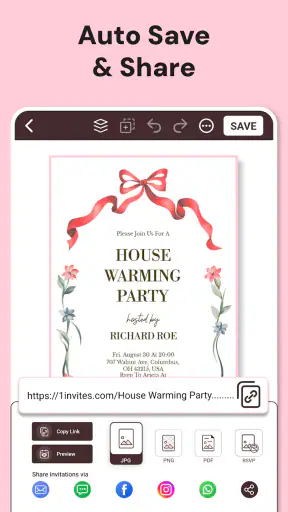 Invitation Maker & RSVP Cards