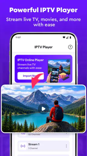 IPTV Online Player: Live TV