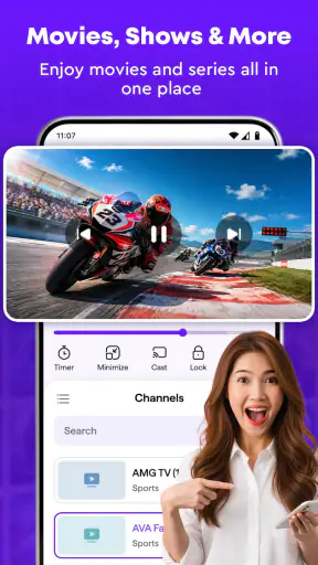 IPTV Online Player: Live TV