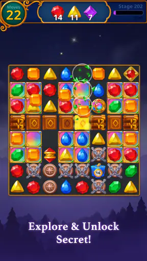 Jewels Magic: Mystery Match 3
