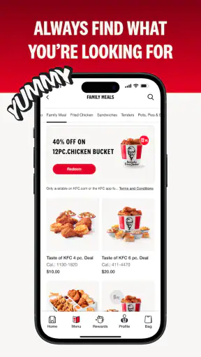 KFC US - Ordering App