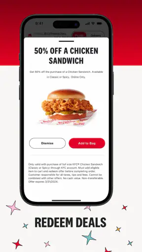 KFC US - Ordering App