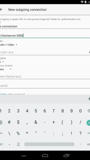 Larix Broadcaster: Live Stream