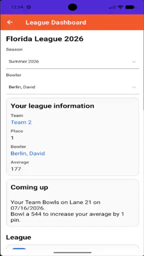 League Secretary