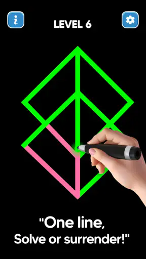 Line Drawing: No Lift Puzzle