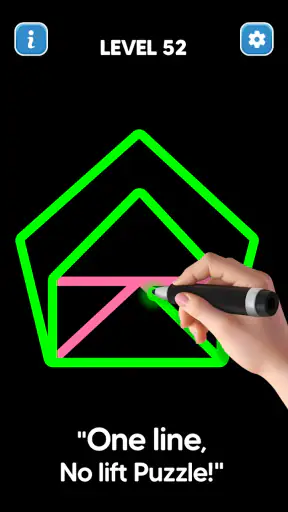 Line Drawing: No Lift Puzzle