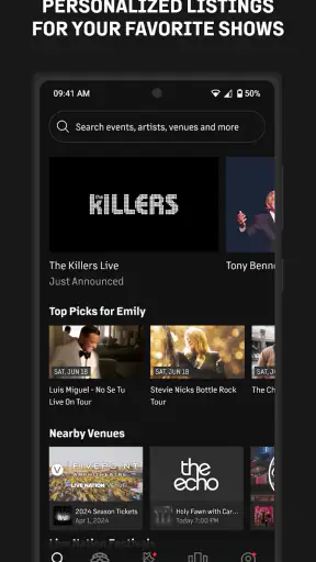 Live Nation At The Concert