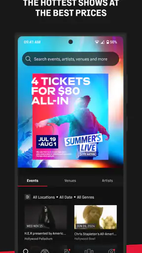 Live Nation At The Concert