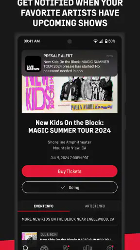 Live Nation At The Concert
