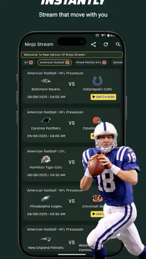 LIVE NBA NFL MLB Streams