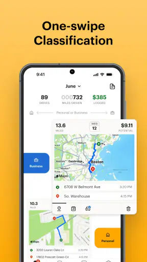 Mileage Tracker & Log - MileIQ