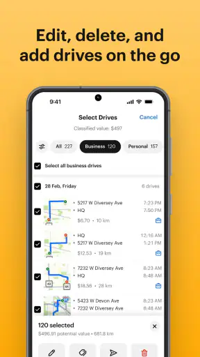 Mileage Tracker & Log - MileIQ