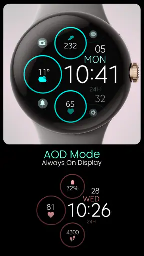 Minimal Rose Gold Watch Face