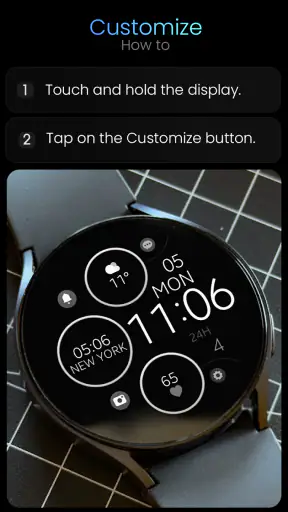 Minimal Rose Gold Watch Face