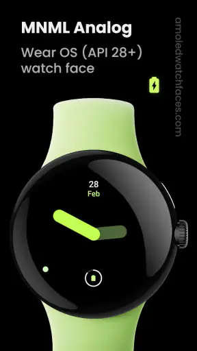 MNML Analog: Watch face