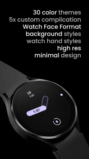 MNML Analog: Watch face