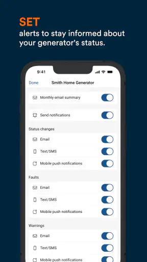 Mobile Link for Generators
