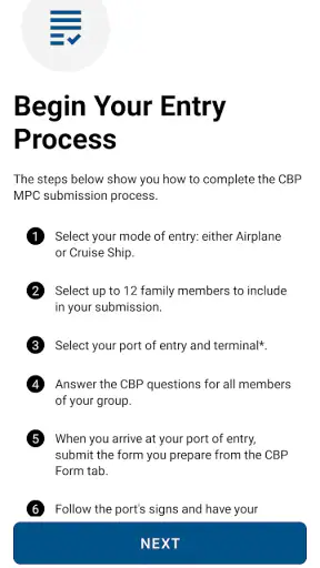 Mobile Passport Control