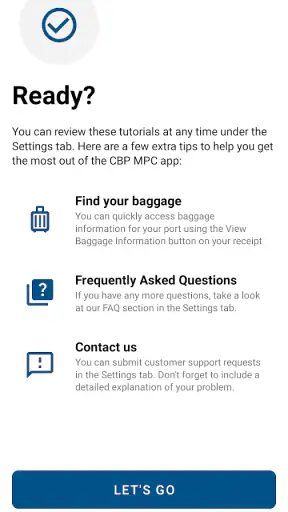 Mobile Passport Control