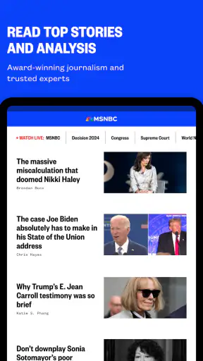 MS NOW: Watch Live News