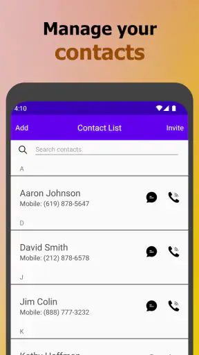 My 2nd Line Text Call Number