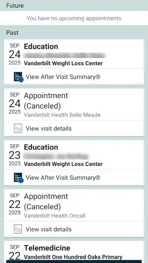 My Health at Vanderbilt