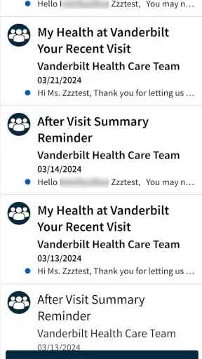 My Health at Vanderbilt