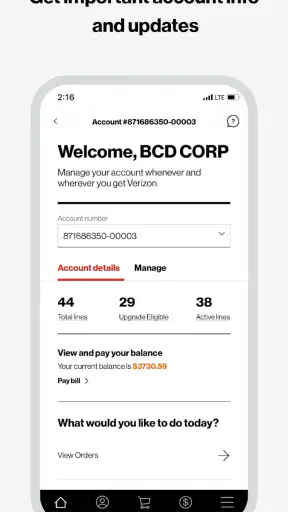 My Verizon For Business