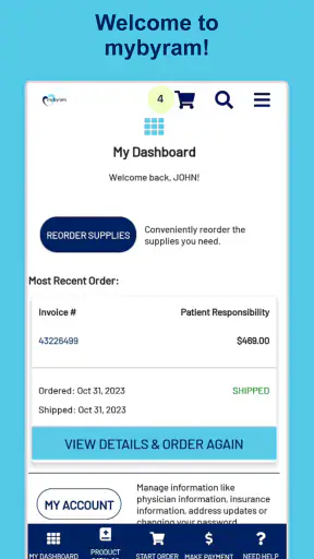 mybyram: Medical Supply Orders