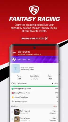 MyRacePass - Official MRP App