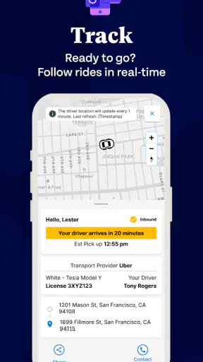 MySafeRide - Manage your rides