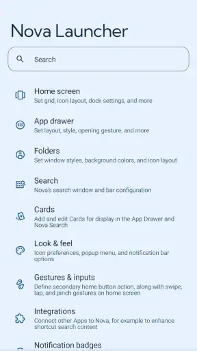 Nova Launcher: Home Screen